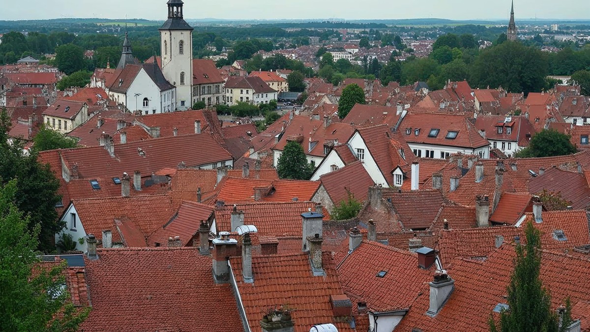 Norddeutsche Kleinstadt – Papenburg an der Ems im Sommer