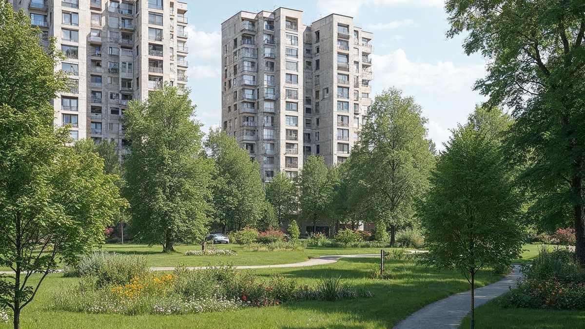 Berlin Marzahn-Hellersdorf Sommer Bezirk