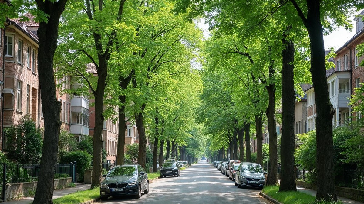 Hamburger Vorstadt im Sommer – Wandsbeks Wohnquartiere