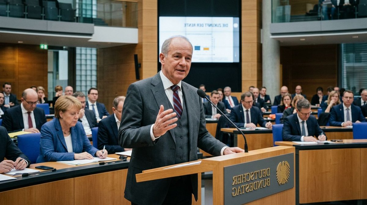 Politische Debatte im Plenarsaal