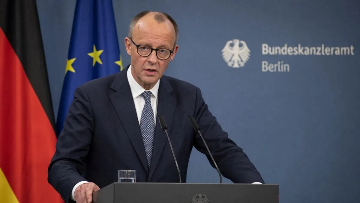 Friedrich Merz Bundeskanzleramt Berlin — Pressekonferenz 2026