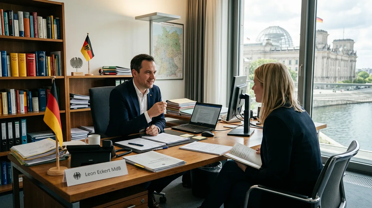Bundestag — Leon Eckert Profil