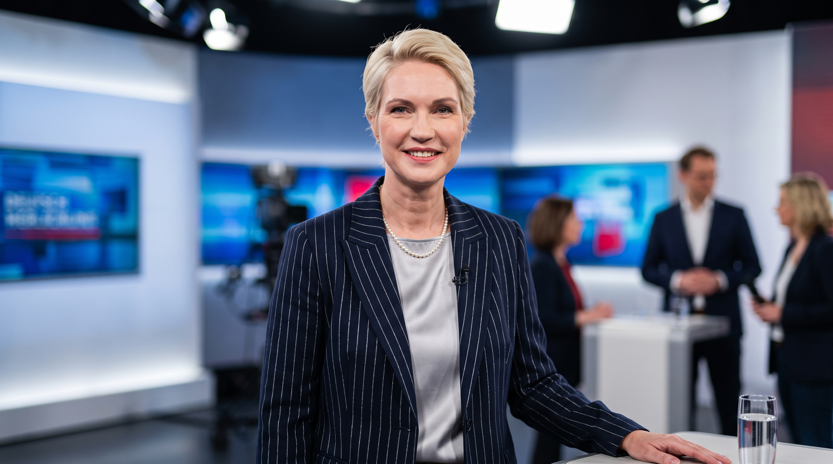 Manuela Schwesig zu Gast in einer TV-Talkshow