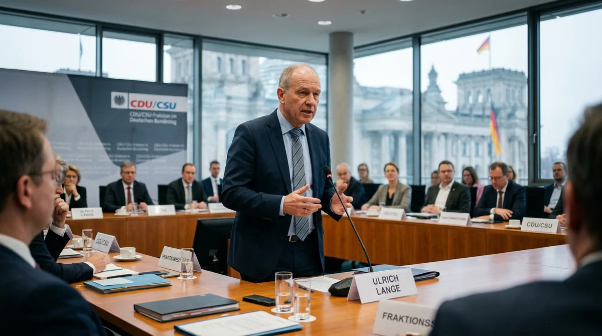 Bundestag — Ulrich Lange Profil