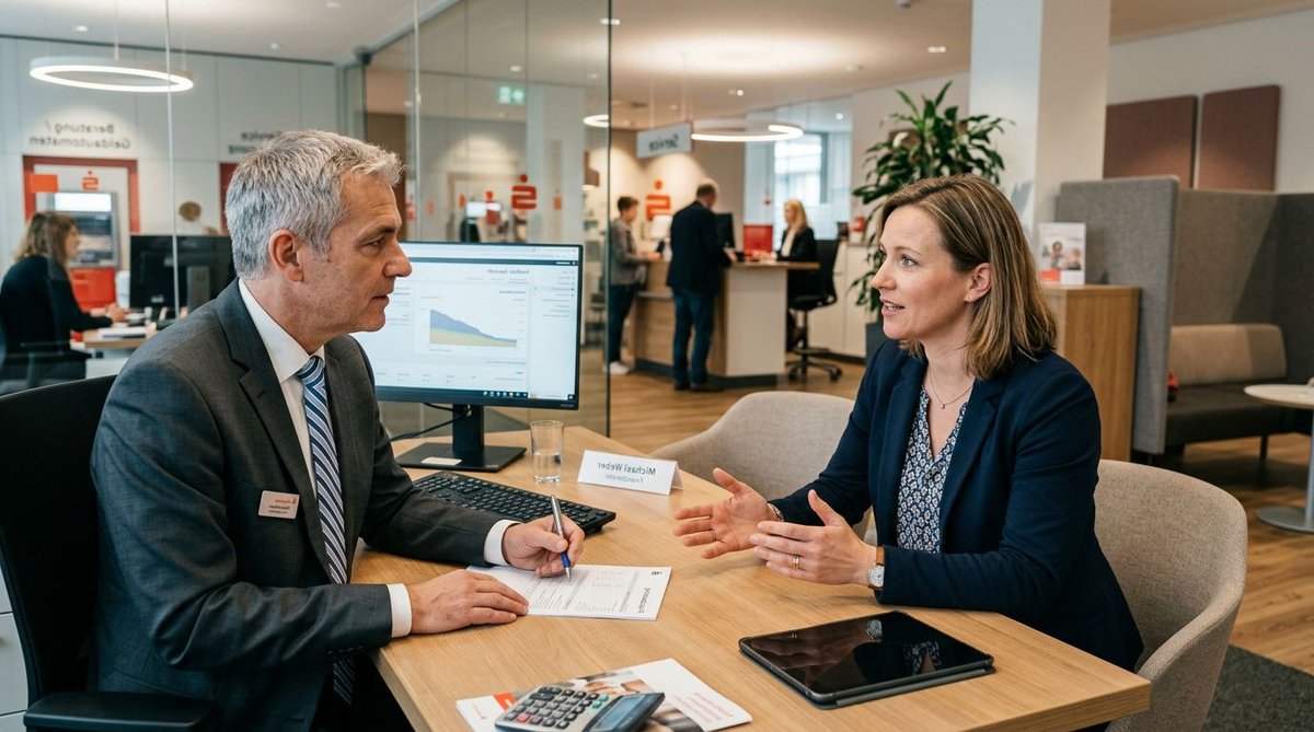 Wahlhelferin im Gespr&auml;ch mit einer W&auml;hlerin im Wahllokal